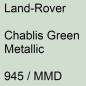 Preview: Land-Rover, Chablis Green Metallic, 945 / MMD.